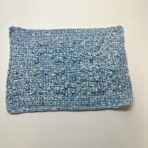 crocheted‎ cotton xl 13x9.5 dish cloth kitchen trivet f*** dishes bobble stitch